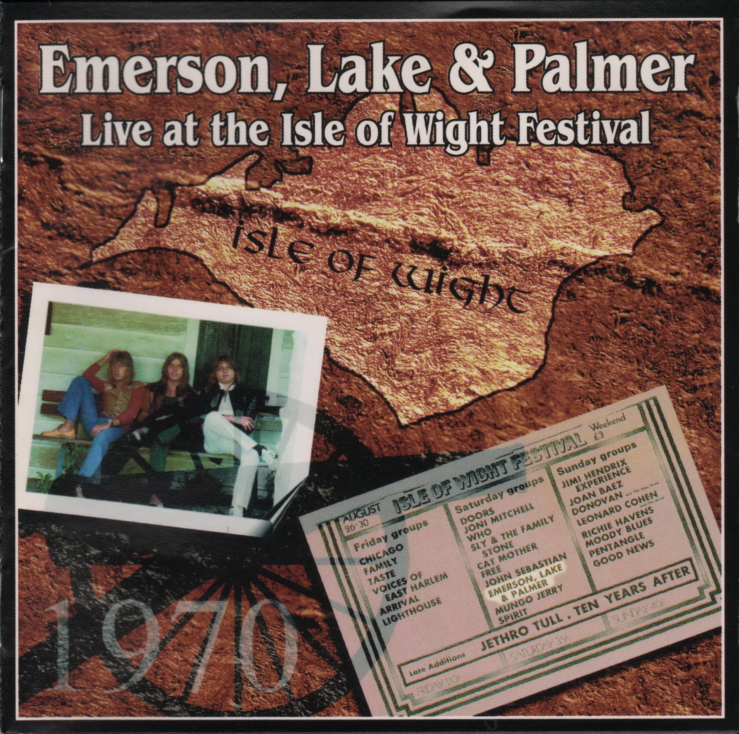 Emerson, Lake and Palmer Live At The Isle Of Wight Festival : Front JPN
